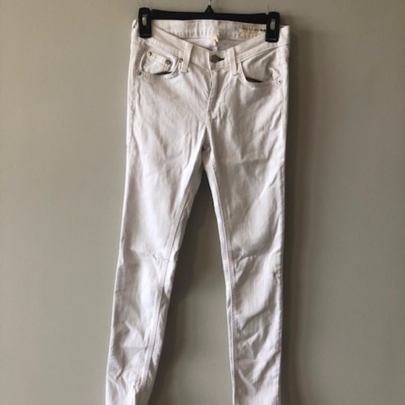 Rag & Bone Cate Mid-Rise Skinny - White - Picture 7 of 10